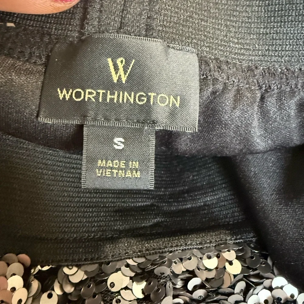 Worthington Pencil Skirt Silver